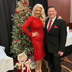 Magical Sparkly Red Dress